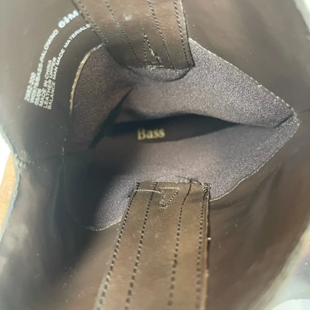 Bass Palomino Cowboy Boots Size 6.5 Color Brown - Picture 8 of 9